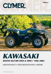 Clymer Repair Manual Kawasaki Klf300