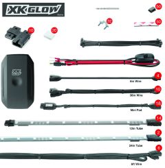 Xk Glow Xkchrome App Controlled Standard Led Light Kit