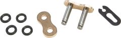 Fire Power X-ring Clip Master Link 525 Gold