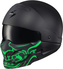 Scorpion Exo Covert Face Mask Samurai Glow In The Dark Green