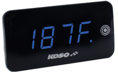 Koso Super Slim Touch Screen Volt & Temp Gauge