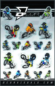 D-cor Kids Charicature Decal Sheet 4 Mil