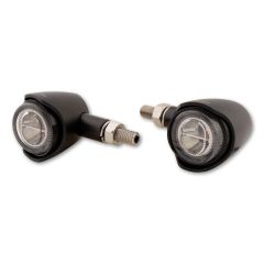 Highsider Akron-x Led Turn Signal Pair Smoked Lens Black