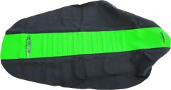 Sdg Innovations Pleated Gripper Seat Kawasaki Green/black  Green/Black