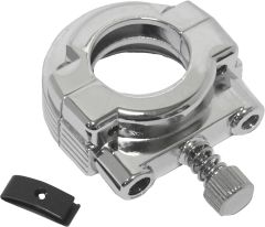 Harddrive Throttle Clamp Dual Cable Chrome