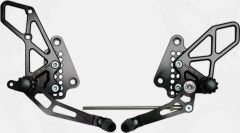 Vortex Rear Set Complete Blk Suzuki  Black