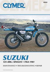 Clymer Repair Manual Suzuki 125-400cc