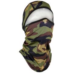 Zan Sportflex Series Convertible Balaclava Woodland Camo