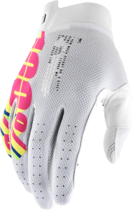 100% Itrack Gloves System White Sm