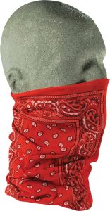 Zan Motley Tube Red Paisley