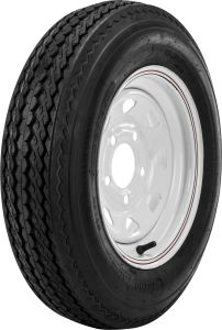 Awc Trailer Tire & 8 Spoke Steel Wheel Assembly