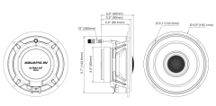 Aquatic Av 6.5" Speaker 300w Rgb Aplicable