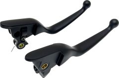 Harddrive Smooth Lever Set Black Flt `21-up Cbl Clutch