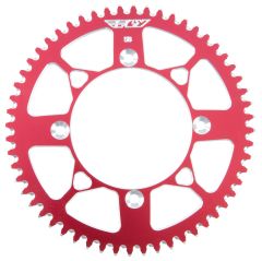 Fly Racing Rear Sprocket Aluminum 56t-420 Red Honda  Red