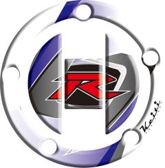 Keiti Gas-gas Cap Cover R White Suzuki  Acid Concrete