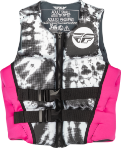 Fly Racing Wmn's Neoprene Flotation Vest Neon Pink/white/black Xl