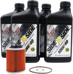 Klotz Side X Side Oil Change Kit 10w40 With Oil Filter Can-am  Acid Concrete