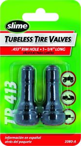 Slime 2/pc Tubeless Valve 1"