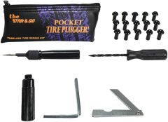 Stop & Go Pocket Tire Plugger Kit  Acid Concrete