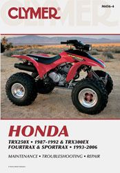 Clymer Repair Manual Honda Trx250x