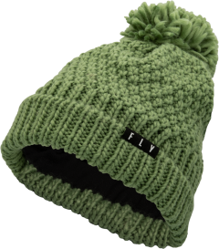 Fly Racing Women's Fly Racing Anna Pom Beanie Green