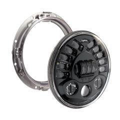 Jw Speaker 8790a2 Adaptive Headlt 7" Blk Bezel W/mount Ring