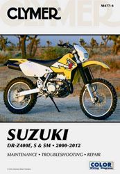 Clymer Repair Manual Suzuki Drz400e/s/sm