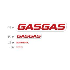 D-cor 6" Gasgas Decal 8 Mil