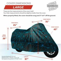 Dowco Guardian Weatherall Plus Motorcycle Cover