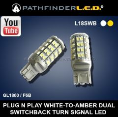 Pathfinder Led Turn Signal Bulbs Switchback White/amber Pair