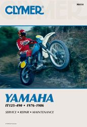 Clymer Repair Manual Yamaha It 125-490