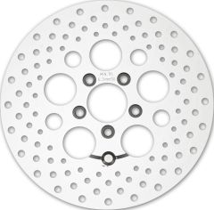 Harddrive Ss Drilled Rr Rotor 11.8 Polsihed  Alpine White