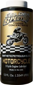 Spectro Golden 2-cycle Semi-synthetic Oil  Acid Concrete