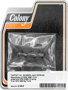 Colony Machine Tappet Oil Screen/spring Big Dog Twin 70-99