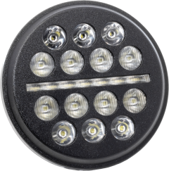 Letric Lighting Co 5.75" Led Hdlght Blk Buckshot