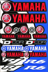 D-cor Yamaha Street Decal Sheet