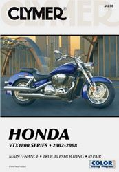 Clymer Repair Manual Honda Vtx1800