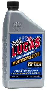 Lucas Semi-synthetic High Performance Oil 10w-40 1qt