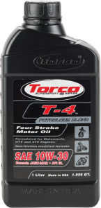 Torco T-4 4-stroke Motor Oil 10w30 1l