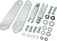 Harddrive Highway Peg Mount Chrome 3-3/8" Dyna