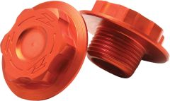 Zeta Steering Stem Nut & Bolt Orange M20x27-p1.5 L=11.5