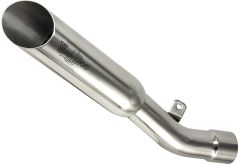 Voodoo Single Shorty Slip-on Exhaust Polished  Acid Concrete