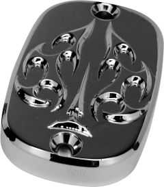 Prec. Billet Lower Brake Cylinder Cover Ace's Wild Chrome  Acid Concrete