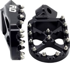 Flo Motorsports Pro Series Foot Pegs Black Suzuki