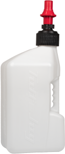 Tuff Jug Utility Container White W/red Cap 5gal