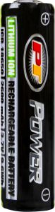 Performance Tool Lithium Ion Battery 18650 3.7 Volt Rechargeable