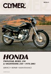 Clymer Repair Manual Honda Twinstar 250