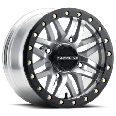 Raceline Ryno Bdlk Wheel 15x7 4/137 5+2 (+10mm) Blk/as Cast