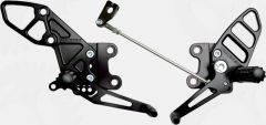 Vortex Adjustable Complete Rearset  Black