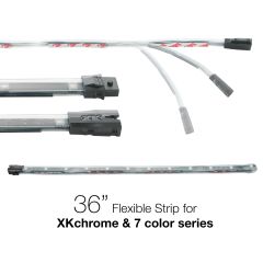 Xk Glow 36in Flex Ledstrip  Acid Concrete